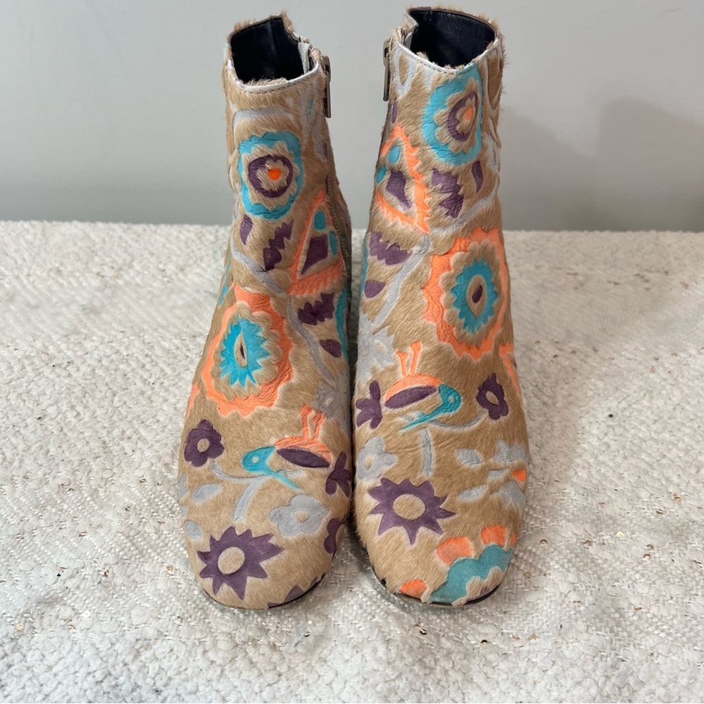 AGL Multicolor Patterned Ankle Boots - image 2